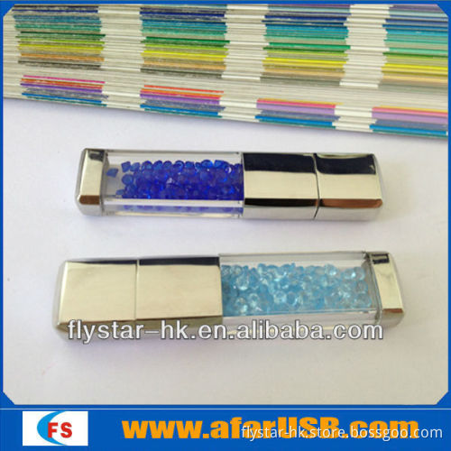 2013 crystal usb flash memory, crystal usb disk, crystal usb stick